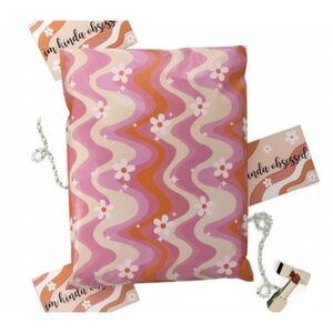 20 (10x13) Waves With Floral Patterned Shipping Bags Mailers Poly Bags